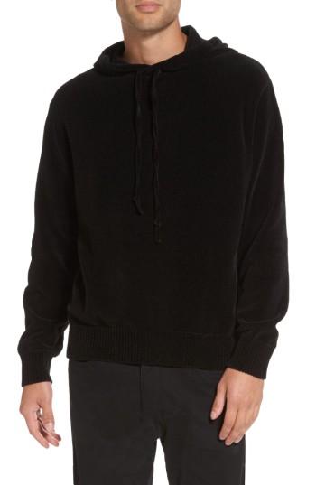 Men's Vince Regular Fit Pullover Hoodie - Black