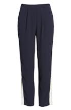 Women's Habitual Ria Side Stripe Ankle Track Pants - Blue