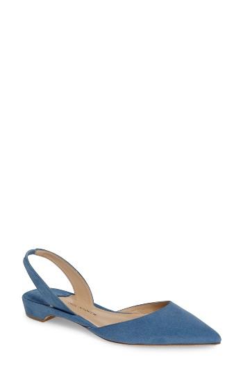 Women's Paul Andrew 'rhea' Slingback Flat .5us / 36.5eu - Blue
