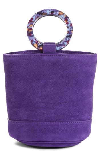 Simon Miller Bonsai 15 Calfskin Leather Bucket Bag - Purple
