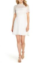 Women's Cece Lillian Lace Fit & Flare Dress - Ivory