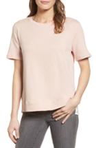 Women's Gibson Mixed Media Sweatshirt - Pink