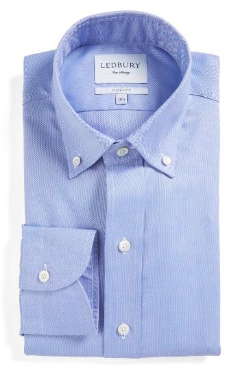Men's Ledbury Classic Fit Solid Dress Shirt