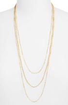 Women's Gorjana Margo 18k Layered Chain Necklace