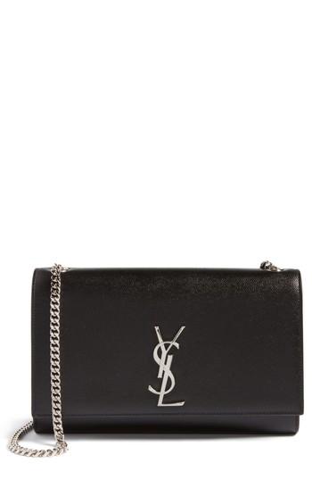 Saint Laurent Medium Kate Calfskin Leather Shoulder Bag -