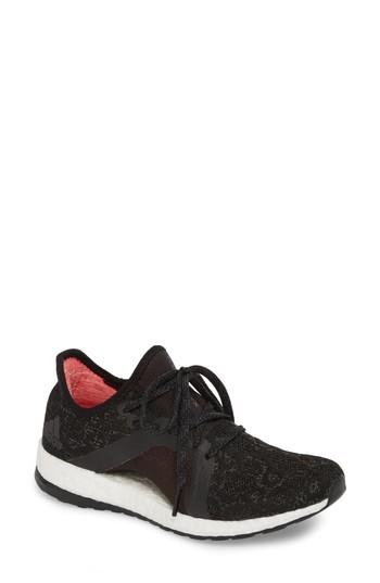 Women's Adidas Pureboost X Element Knit Sneaker M - Black