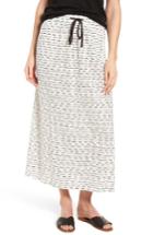 Women's Eileen Fisher Striated Organic Linen Knit Skirt - White