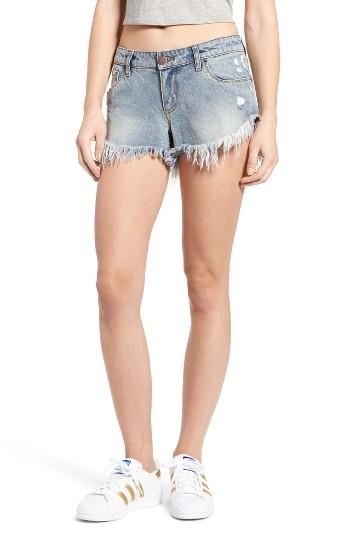 Women's Sts Blue Frayed Hem Denim Shorts