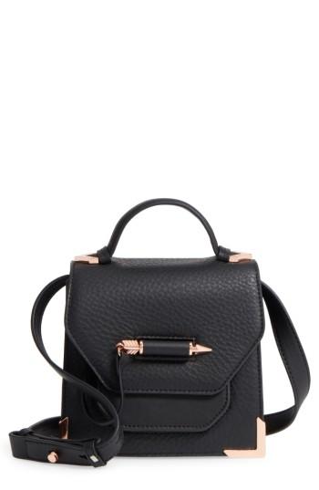 Mackage Mini Rubie Leather Shoulder Bag - Black