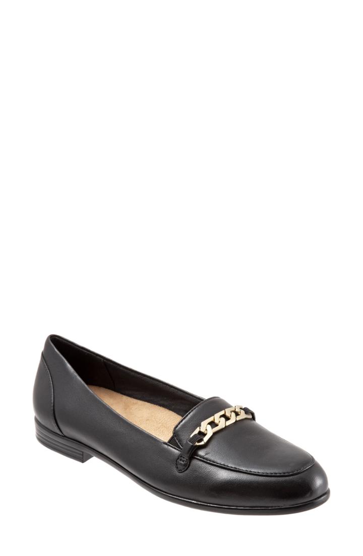 Women's Trotters Anastasia Flat .5 M - Black