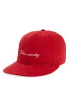 Men's Rag & Bone Dylan Embroidered Ballcap - Red