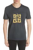 Men's Givenchy 4-g Vintage Wash T-shirt - Black