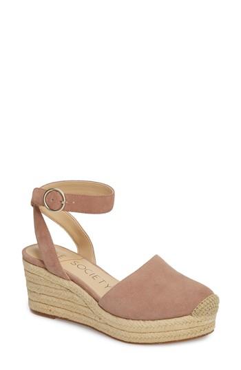 Women's Sole Society Channing Espadrille Sandal M - Pink