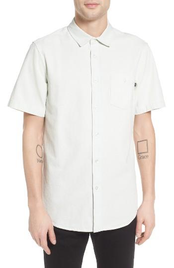 Men's Obey Keble Ii Woven Shirt - White