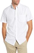 Men's 1901 Trim Fit Print Sport Shirt, Size - White