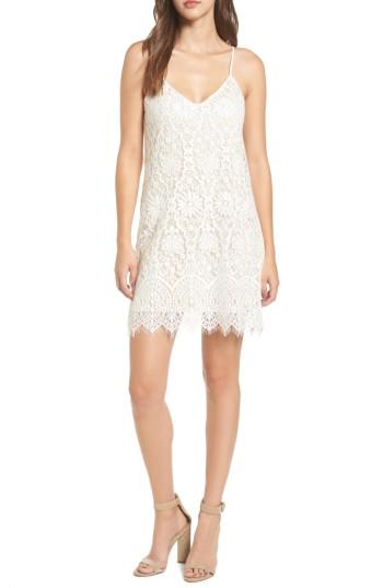 Women's Socialite Lace Body-con Dress