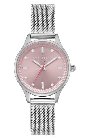 Women's Ted Baker London Zoe Mesh Strap Watch, 32mm