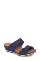 Women's Dansko Vienna Slide Sandal .5-6us / 36eu M - Blue