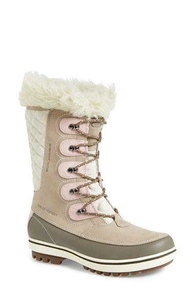 Women's Helly Hansen 'garibaldi' Waterproof Snow Boot .5 M - Grey