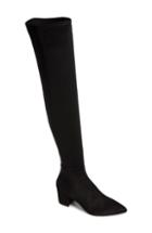Women's Steve Madden Brinkley Over The Knee Stretch Boot .5 M - Black