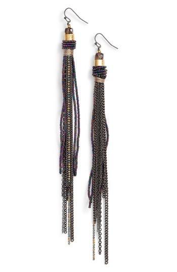 Women's Nakamol Design Chain Tassel Earrings