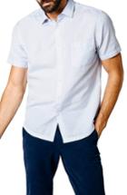Men's Good Man Brand Trim Fit Microdot Sport Shirt - Blue