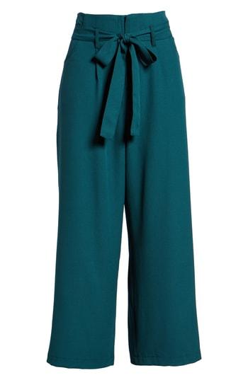 Women's Leith Tie Waist Crop Pants - Green