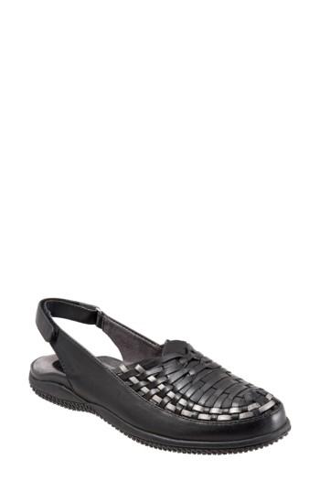 Women's Softwalk Harper Slingback Clog .5 N - Black