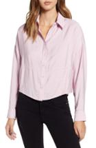 Women's Leith Relaxed Seam Detail Top - Purple