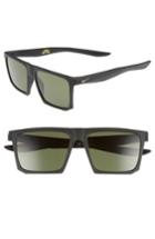 Men's Nike Ledge 56mm Sunglasses - Matte Black/ Green