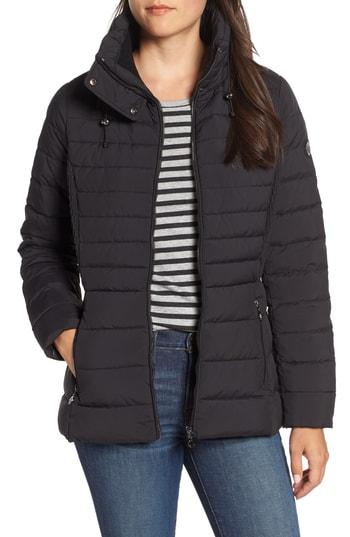 Women's Bernardo Micro Touch Water Resistant Quilted Jacket