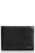 Men's Tumi Monaco Double Billfold Leather Wallet - Black