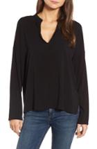 Women's James Perse Relaxed Shirt - Black
