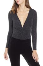 Women's Vince Camuto Cold Shoulder Bow Neck Top, Size - Pink