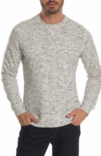 Men's Robert Graham Endurance Elbow Patch Sweatshirt - Beige