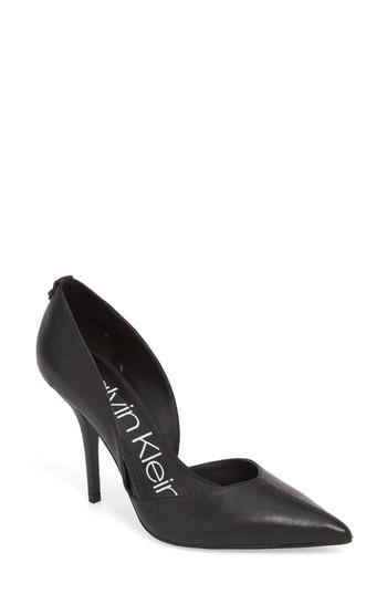 Women's Calvin Klein Marybeth D'orsay Pump M - Black