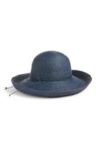 Women's Helen Kaminski Rolled Brim Raffia Hat - Blue