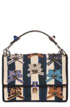 Fendi Kan I Embellished Ribbon Shoulder Bag -