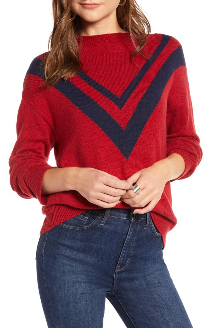 Women's Hinge Bow Back Sweater, Size - Grey