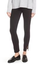 Women's Lysse Split Hem Crop Denim Leggings - Black