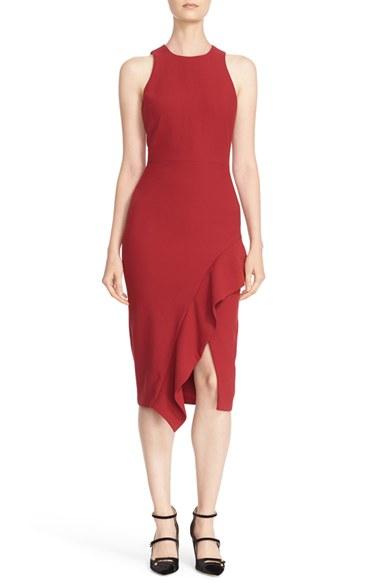 Women's Cinq A Sept 'piper' Ruffle Trim Dress