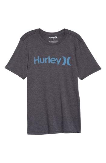 Men's Hurley One & Only Push Through T-shirt - Black