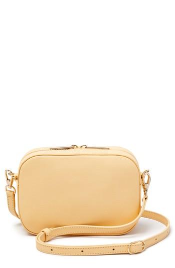 Pop & Suki Leather Camera Bag - Yellow