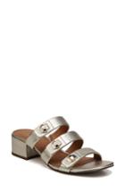 Women's Sarto By Franco Sarto Arabesque Strappy Slide Sandal M - Metallic
