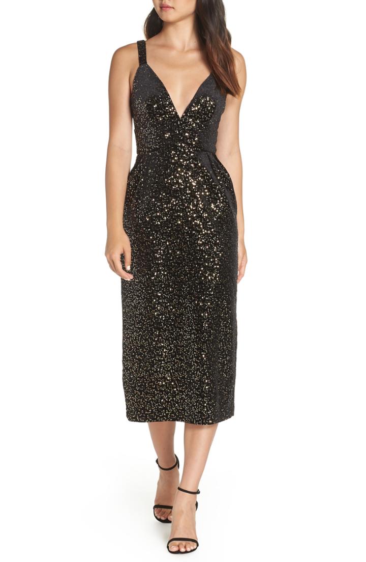 Women's Adrianna Papell Faux Wrap Gown