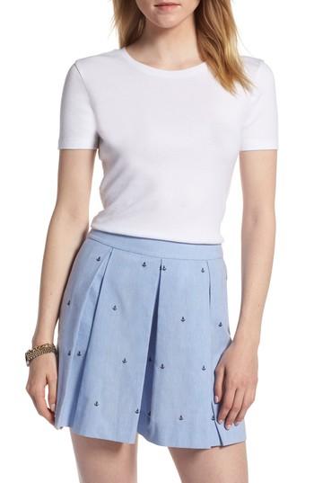 Women's 1901 Crewneck Cotton Blend Top - White