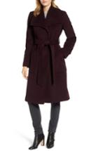 Women's Michael Michael Kors Tie Waist Coat - Red