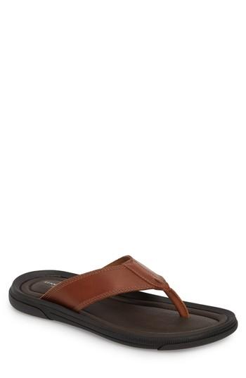 Men's Kenneth Cole New York Yard Flip Flop M - Brown