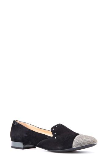 Women's Geox Wistrey Cap Toe Loafer Us / 35eu - Black