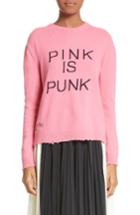 Women's Valentino Pink Is Punk Wool & Cashmere Sweater - Pink